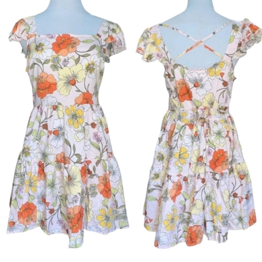 NEW Lottie & Holly BOG Collective Band of the Free Boho Mini Dress Size Small